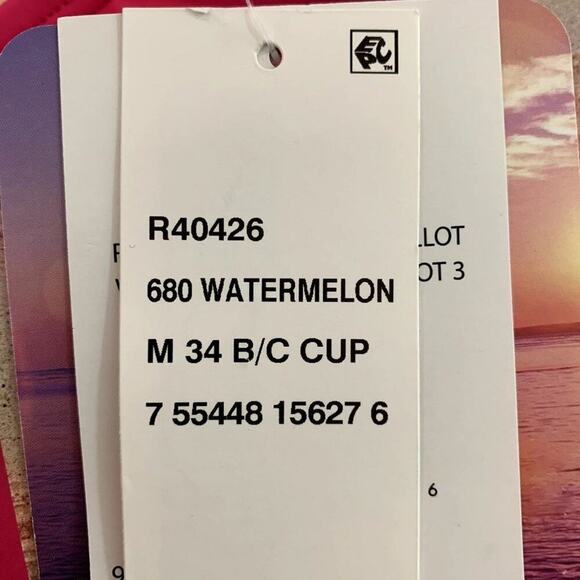 Coco Rave Women's One Piece Bra Sized Swimsuit NWT Size Medium - Picture 7 of 12